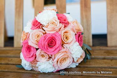 Pink and White Roses