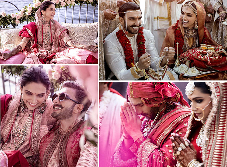 Deepika will be wearing outfits by designer Sabyasachi for the wedding