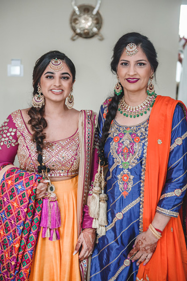 Indian Bride ready for her Sangeet Ceremony