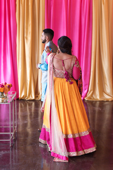 Indian Bride about to meet indian Groom
