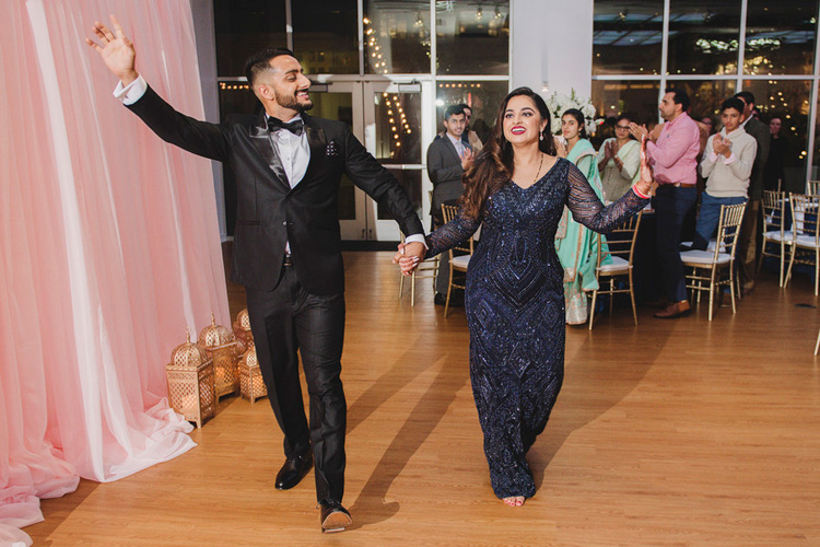 Great Entrace of Indian Bride and Groom