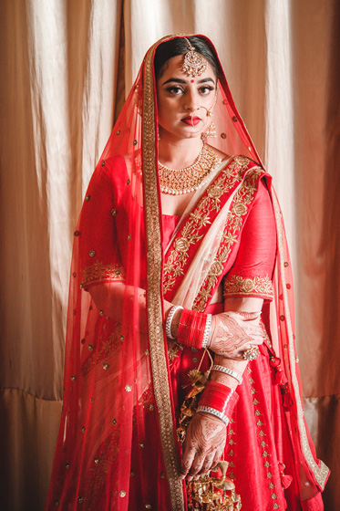 Indian Bride in her Wedding Attire