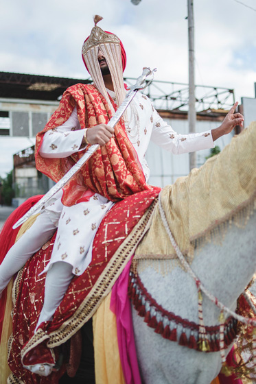 Indian Groom Baraat Procession