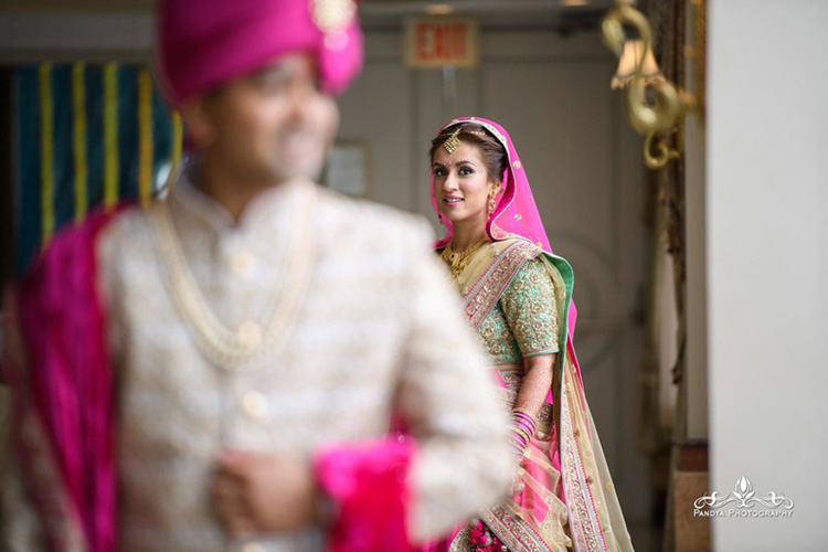 Indian Bride Going to Meet Indian Groom