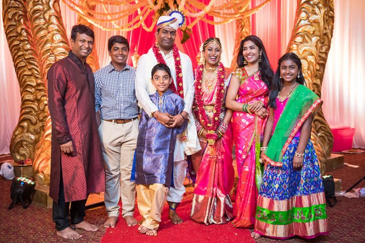 Indian Bride Enjoying their Wedding Ceremony with Indian Groom