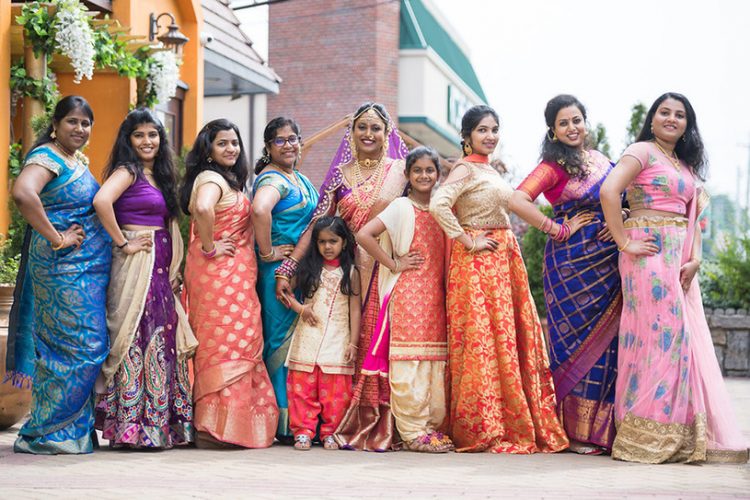 Indian Bride with Bridesmaids Capture