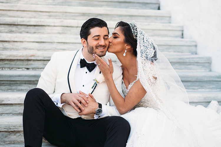 Indian Bride Kissing to Indian Groom