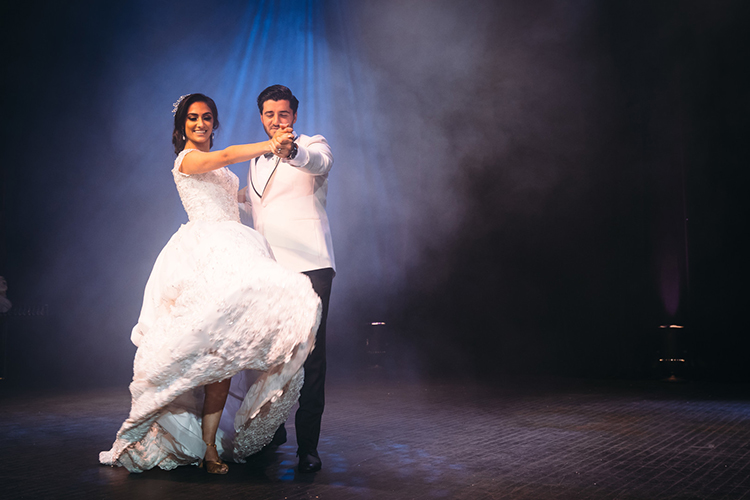 Elegant Dance of Indian Bride and Groom