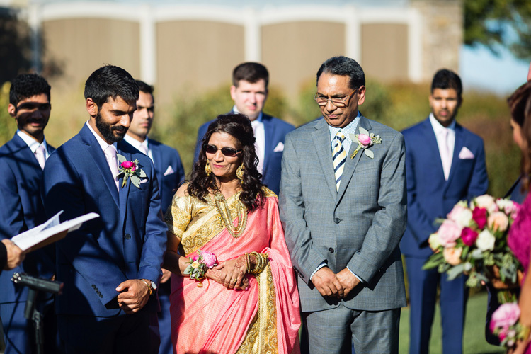 Indian Groom with his Parents Capture