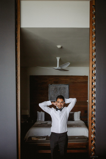 Indian Groom Getting Ready for wedding