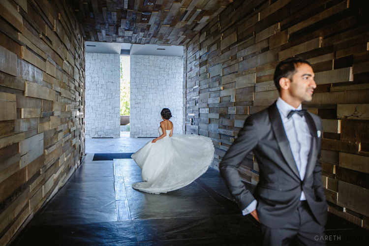 Indian Bride and Groom finding each other