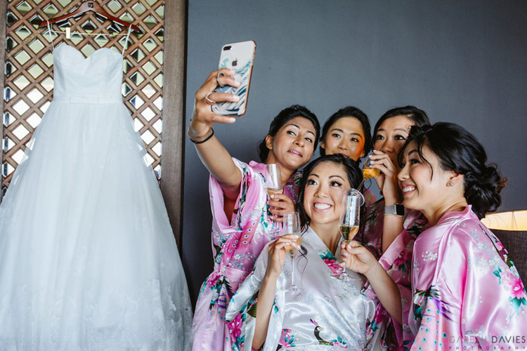 Indian Bride with Bridesmaids Photoshoot