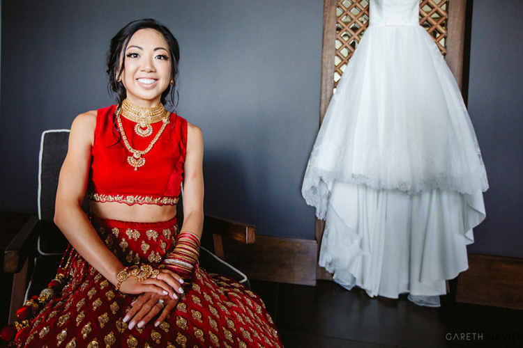 Indian Bride ready for her wedding