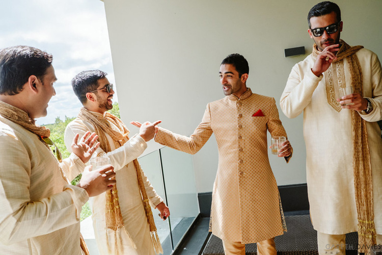 Indian Groom with groomsmen Capture