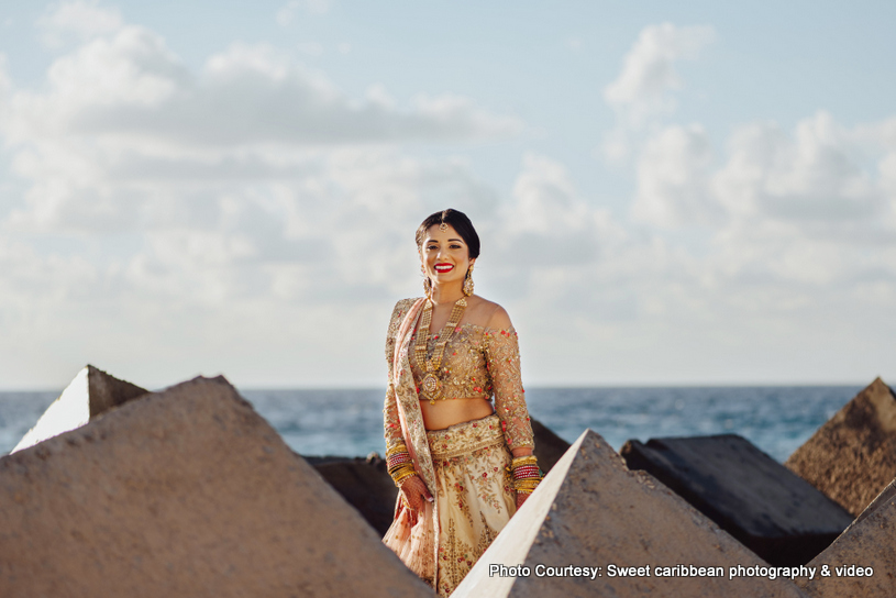 Indian Bride before the wedding ceremony