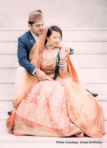 Indian Bride and Groom Ready for Indian Wedding