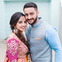 Beautiful Indian Bride and Groom