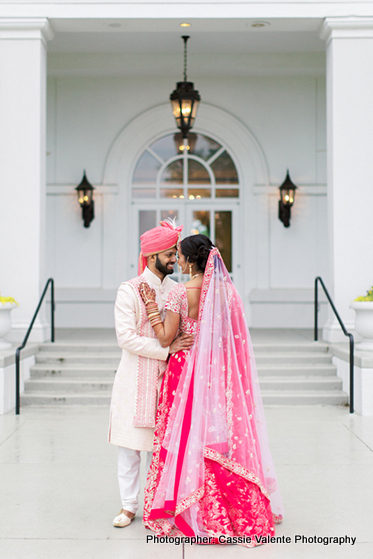 Indian Bride and Groom Looking Spectacular