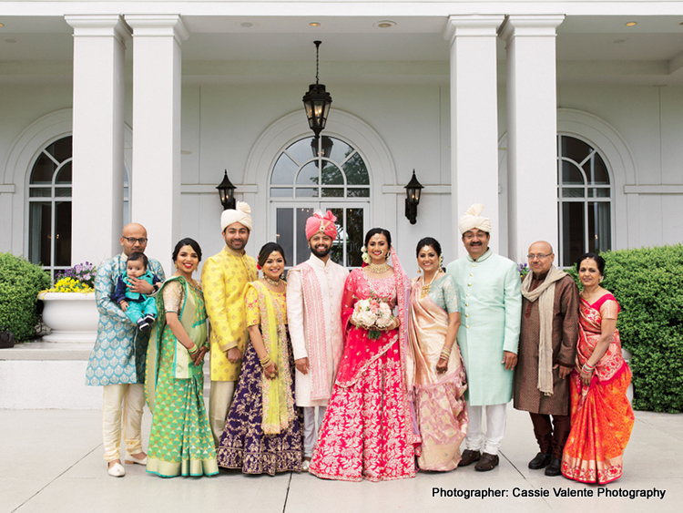 Indian Couple and guests having amazing time together