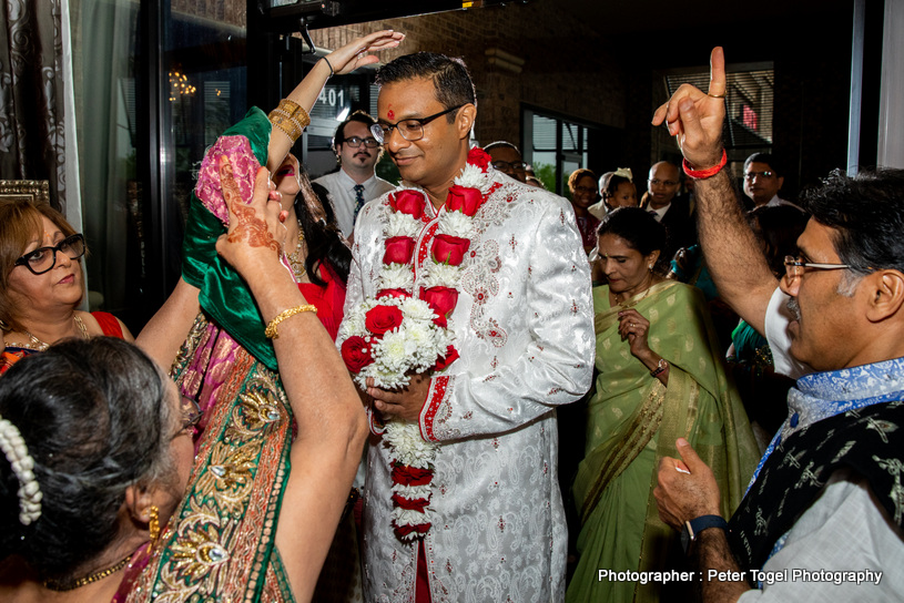 Indian Bride's Family Welcomed Indian Groom