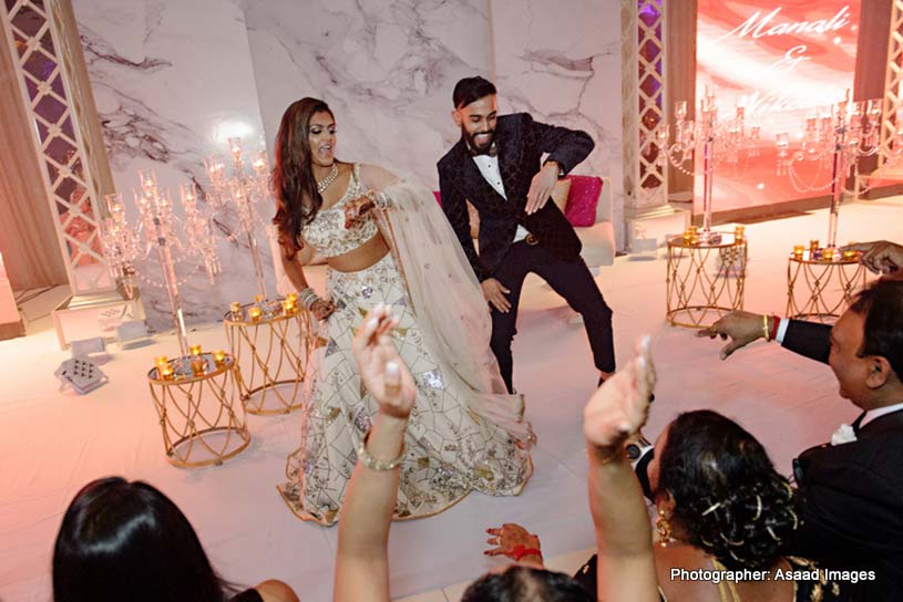 Indian Bride and Groom's First Dance Performance