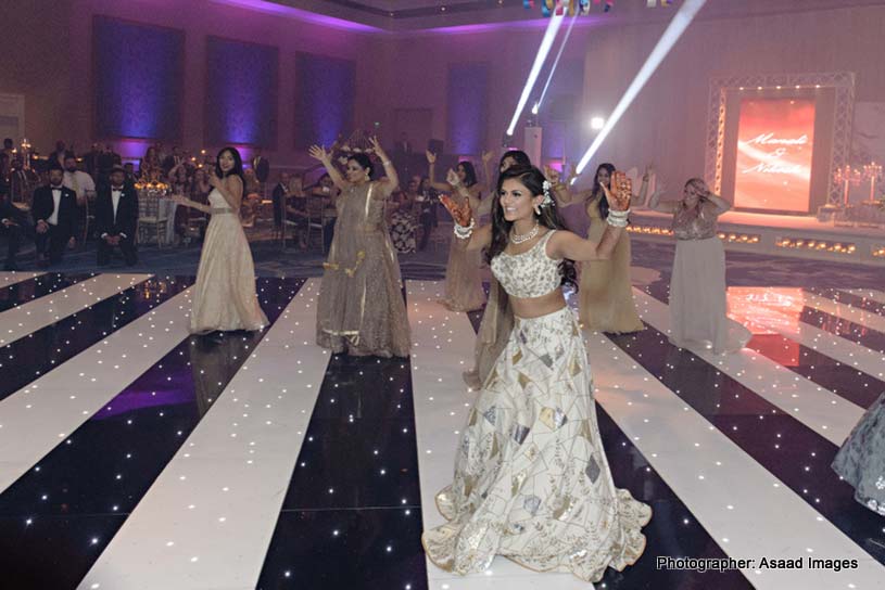 Indian wedding dance with bollywood beats