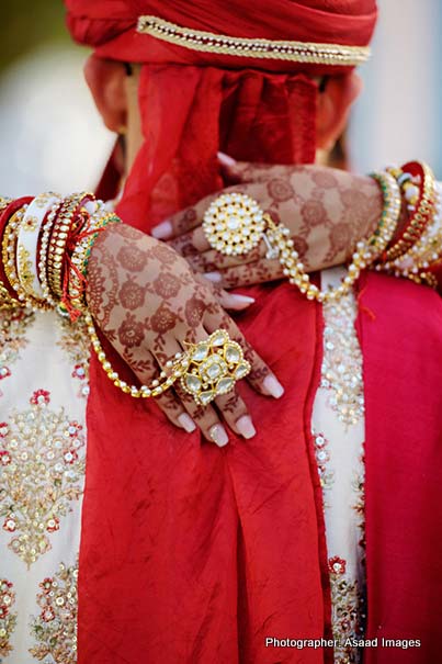 Indian Bride wearing Pocha