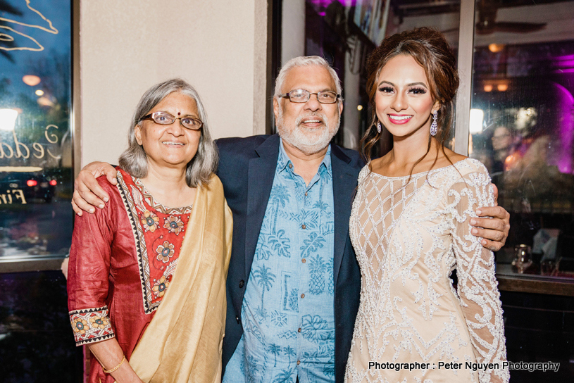 Rosanna Barsati with Raj Shah and Aruna Shah, Desh Videsh Media Group