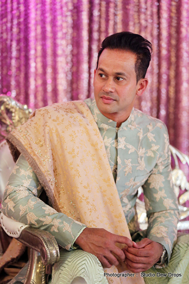 Indian Groom Ready in Wedding attire