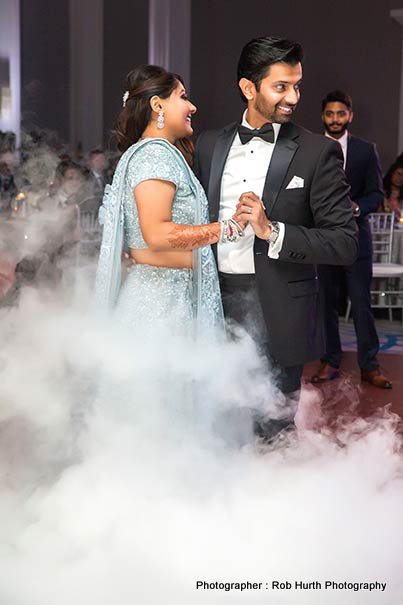 Indian Wedding Couple Dancing