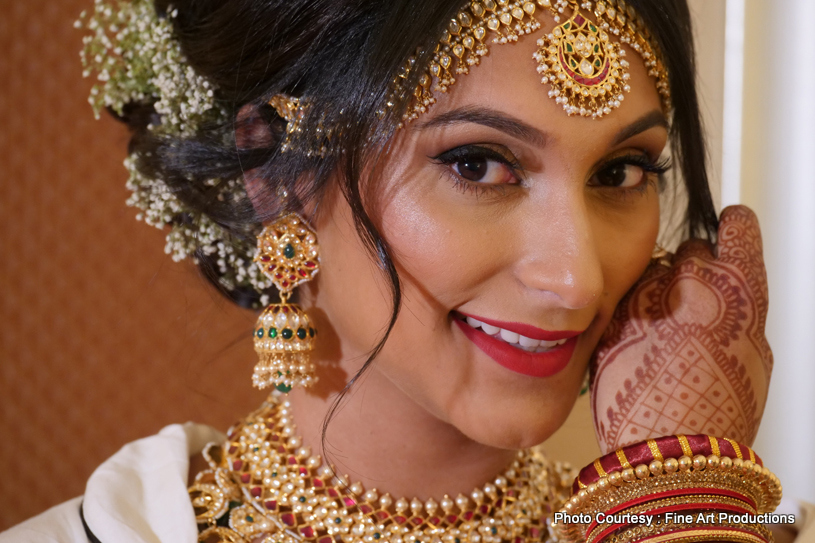 Gorgeous Indian bride Portrait