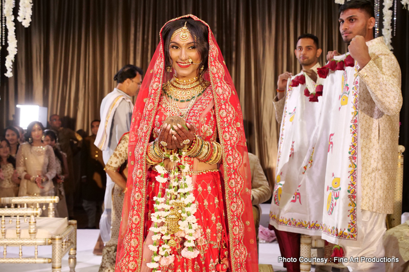 Lovely portrait of indian Bride to be