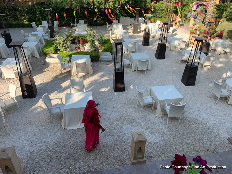 Wedding Decor at Rooms of Ajit Bhawan Palace Jodhpur