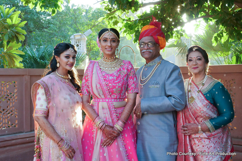 Indian Bride Before the wedding ceremony