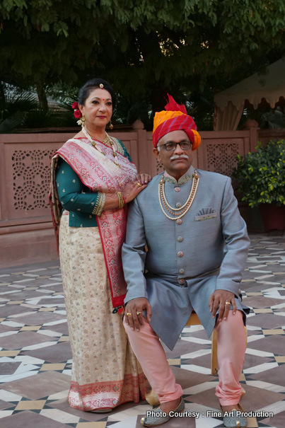 Parents of Indian groom