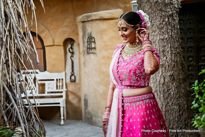 Lovely Portrait Click of Indian bride