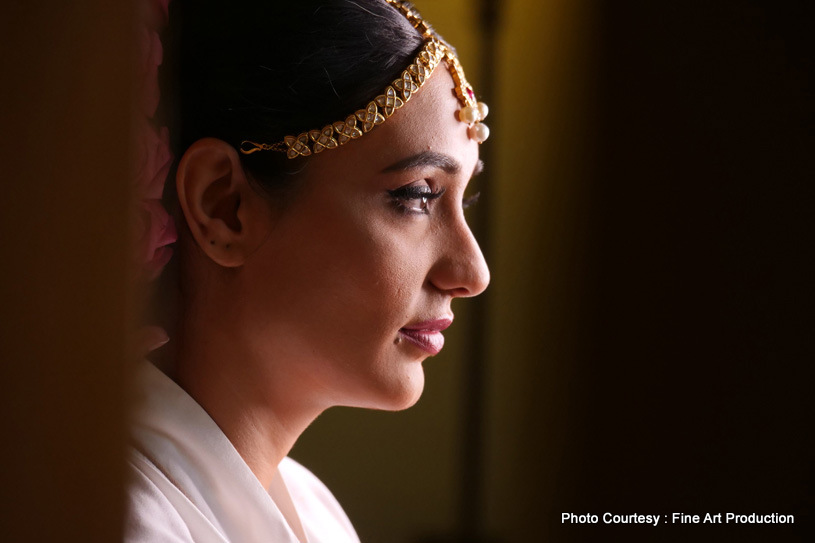 Indian Bride getting ready for her big day