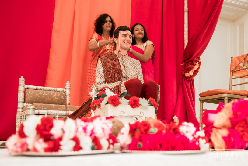 Groom waiting for Indian Bride