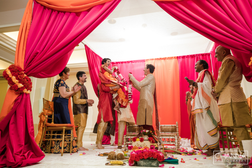 Simple but Elegant wedding Mandap Decoration