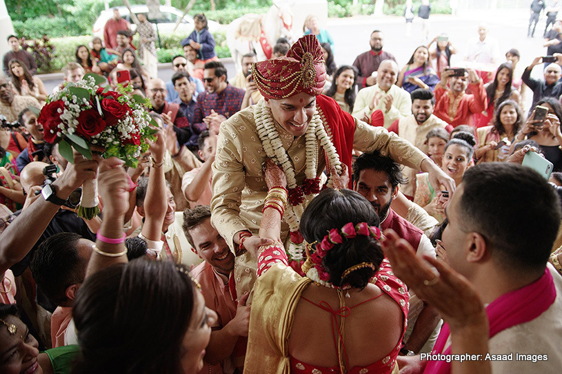 Varmala(Garland) Exchanging ritual