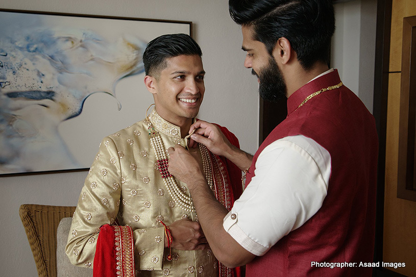 Indian Groom Getting ready for his big day