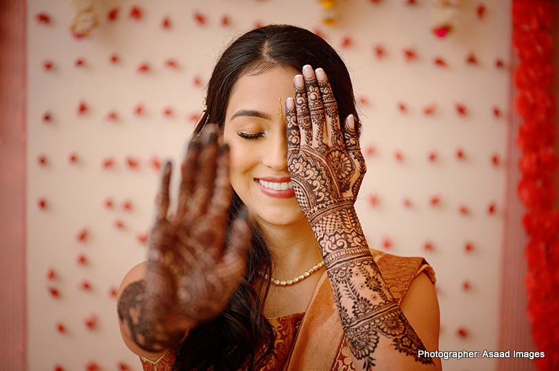 Indian bride Mehndi