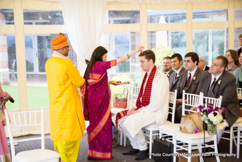 Bride Parents welcom Groom