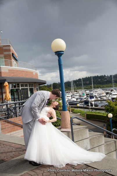 White gown is always looking preety