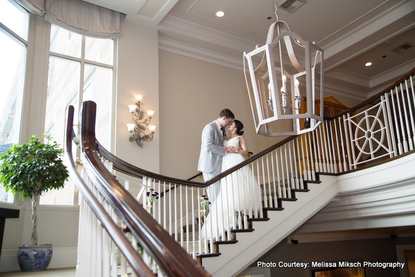 Indian Bride and Groom's Romatic clicked by Melissa Miksch Photography