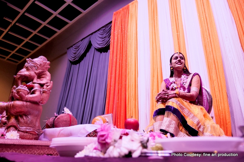 Out of the world haldi ceremony decor