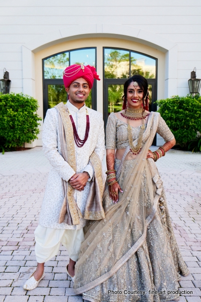 Indian Bride and Groom ready for Wedding 