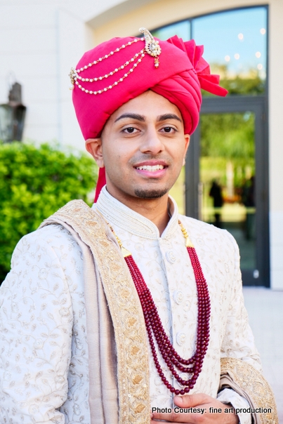 Turban - Indian Groom Wearing During wedding Ceremony