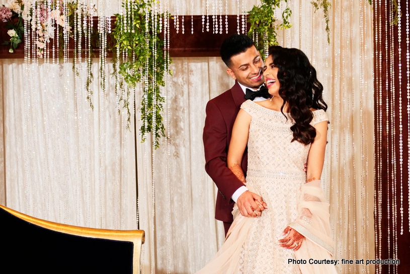 Lovely capture of indian couple laughing