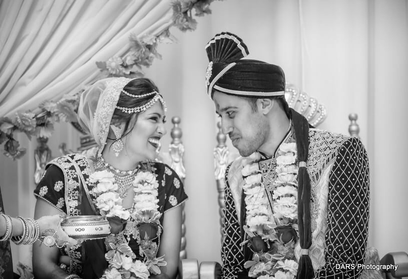 Eating goodies after the Wedding Ceremony